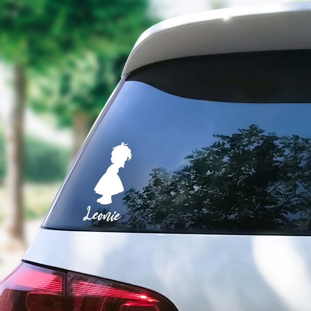 Autoaufkleber "Mädchen"