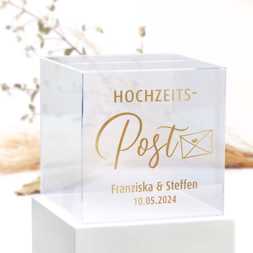 Aufkleber "Hochzeitspost" - Franziska
