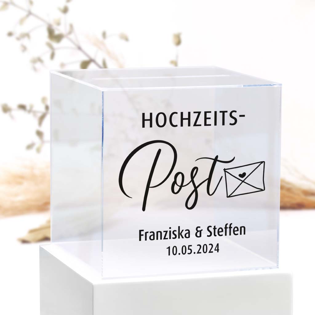 Aufkleber "Hochzeitspost" - Franziska