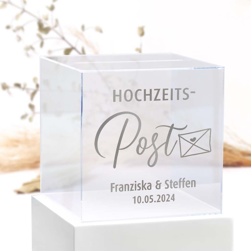 Aufkleber "Hochzeitspost" - Franziska