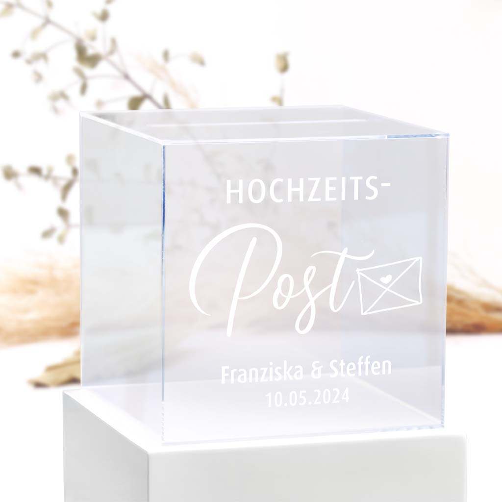 Aufkleber "Hochzeitspost" - Franziska
