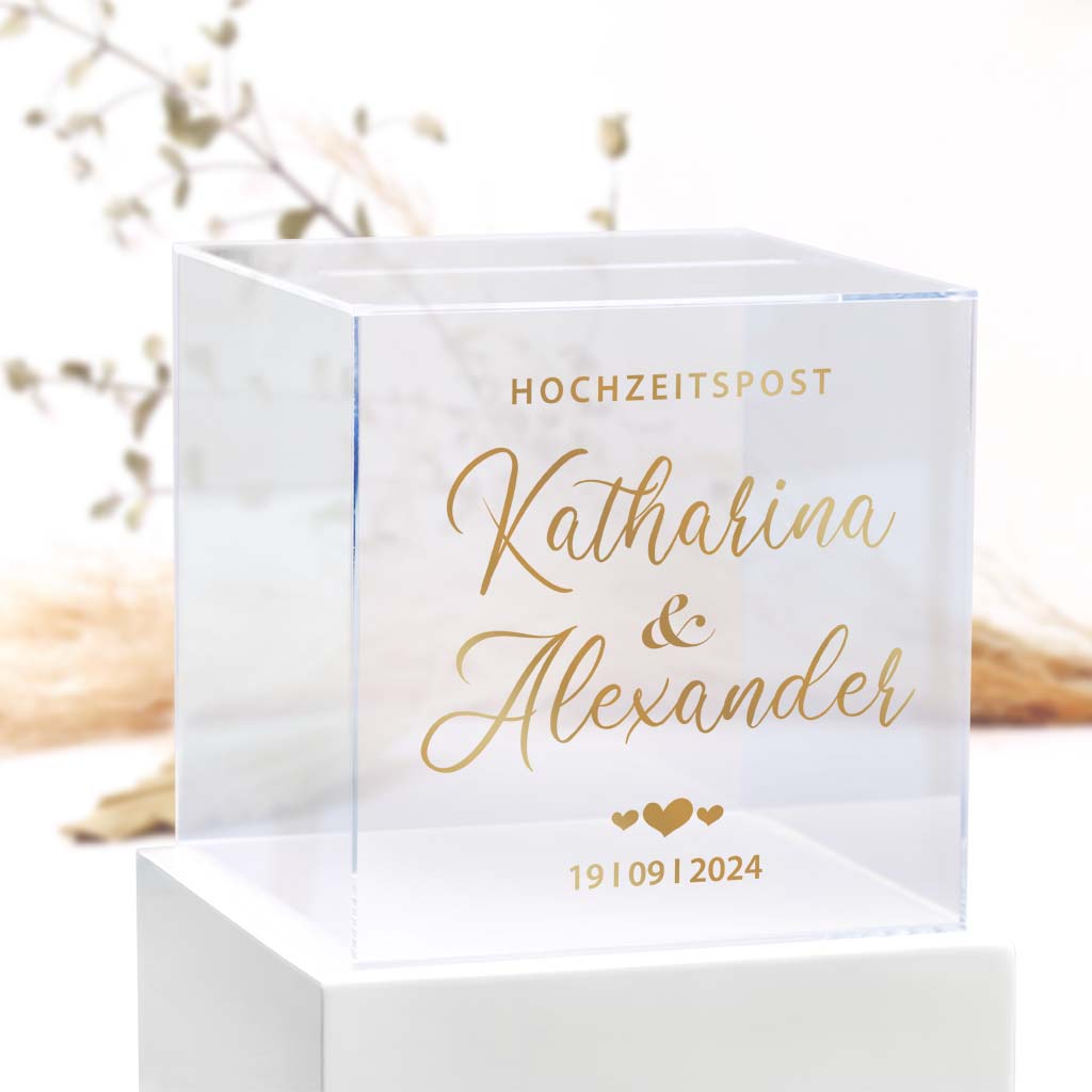 Aufkleber "Hochzeitspost" - Katharina
