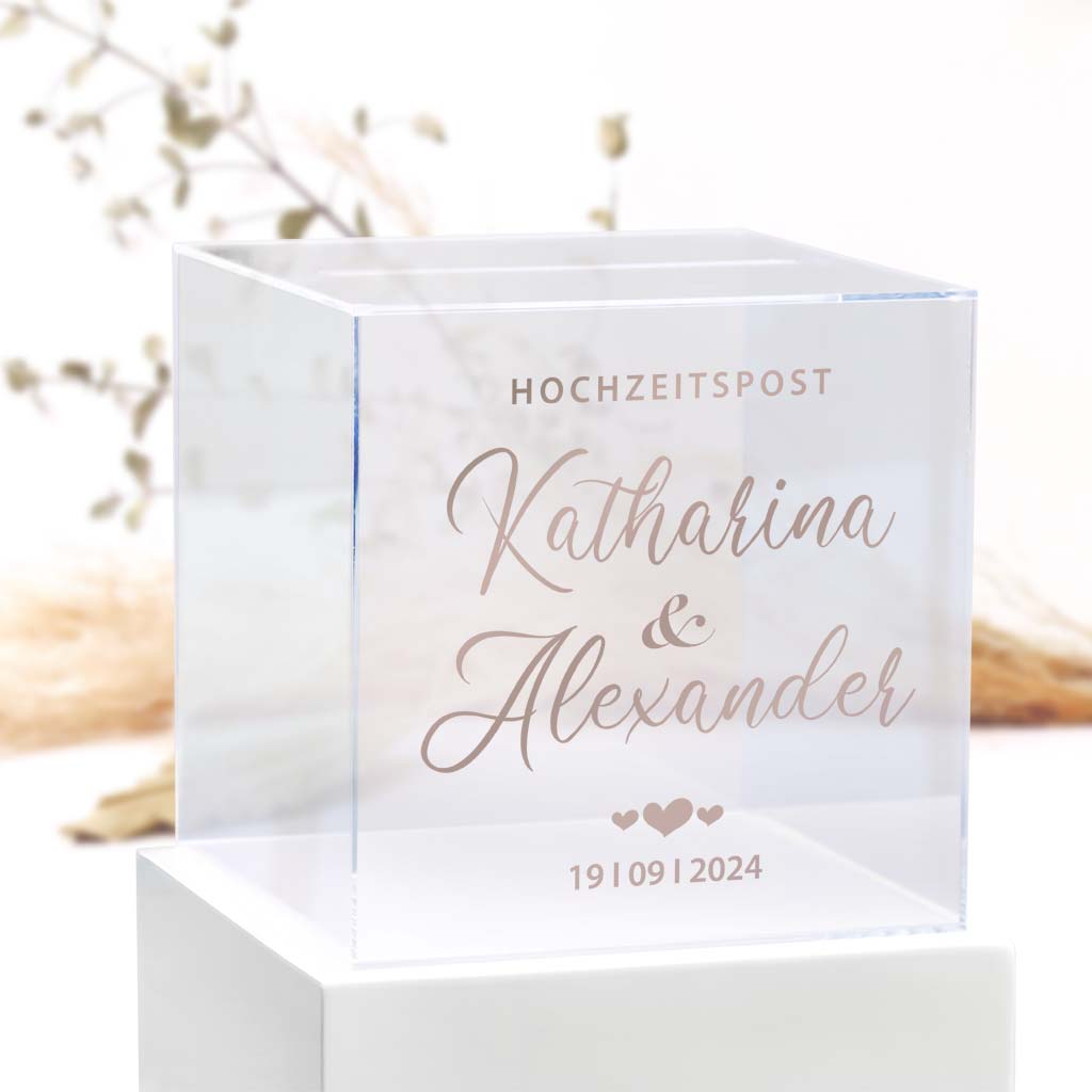 Aufkleber "Hochzeitspost" - Katharina