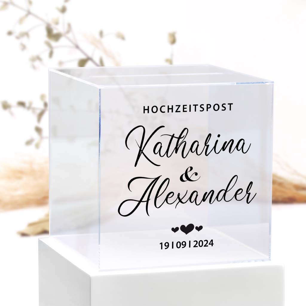 Aufkleber "Hochzeitspost" - Katharina