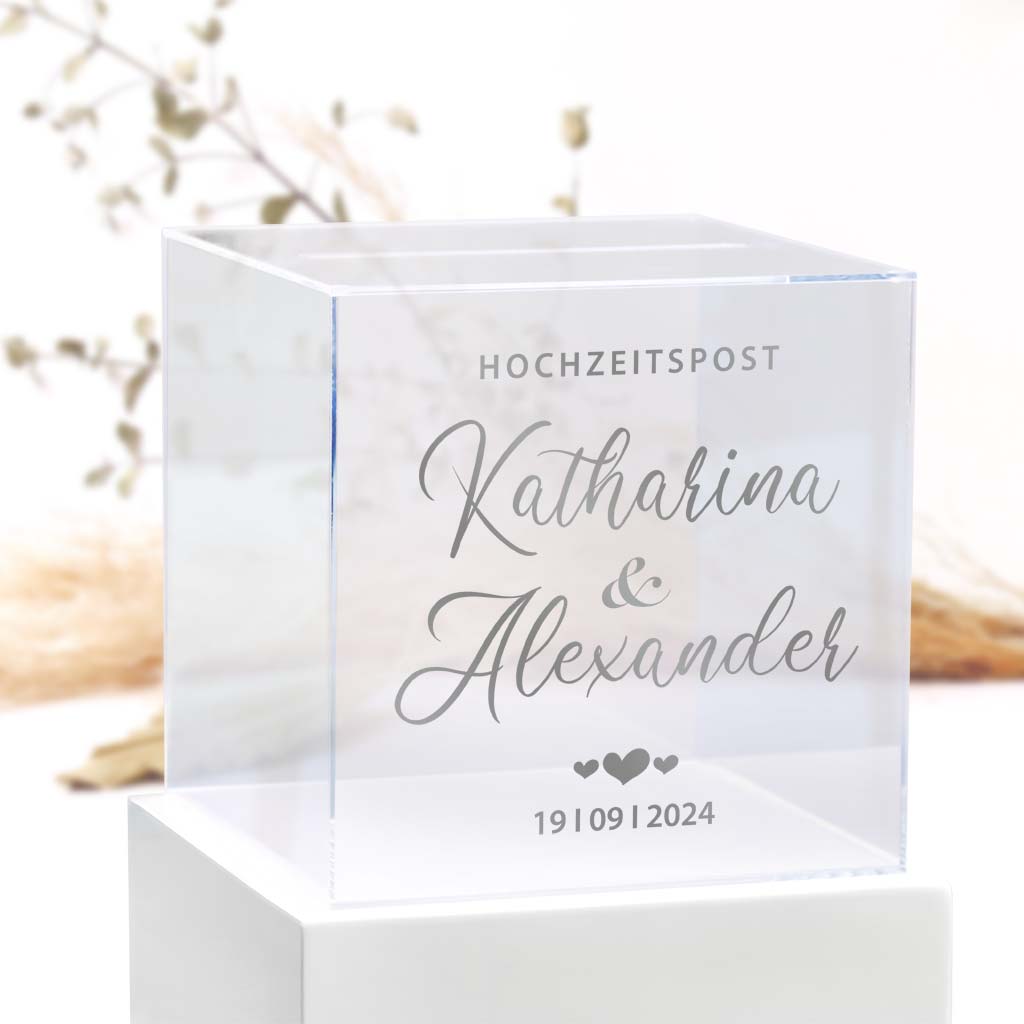 Aufkleber "Hochzeitspost" - Katharina