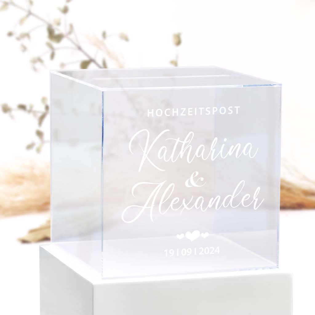 Aufkleber "Hochzeitspost" - Katharina