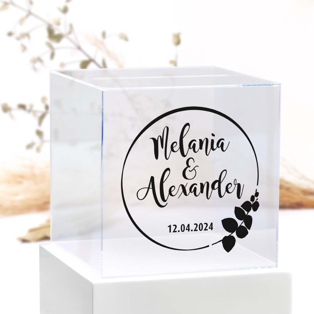 Aufkleber "Hochzeitspost" - Melania