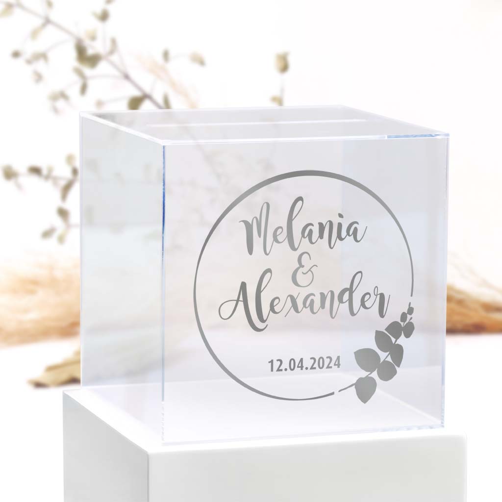 Aufkleber "Hochzeitspost" - Melania