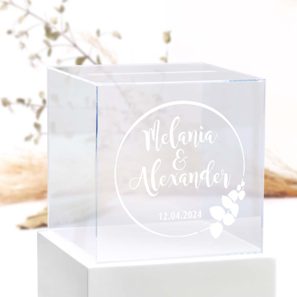 Aufkleber "Hochzeitspost" - Melania