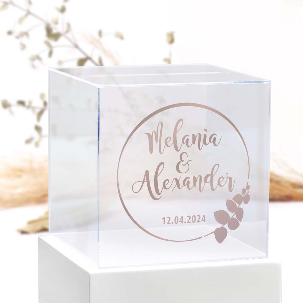 Aufkleber "Hochzeitspost" - Melania