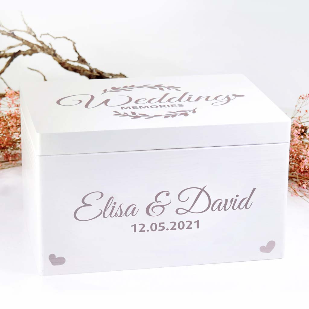 Aufkleber-Set "Hochzeitskiste - Wedding Memories"