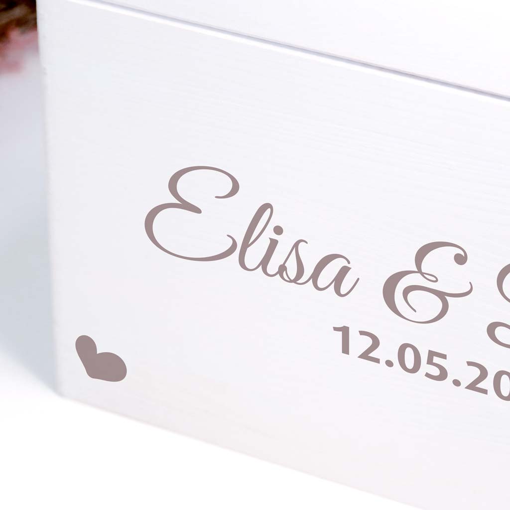 Aufkleber-Set "Hochzeitskiste - Wedding Memories"