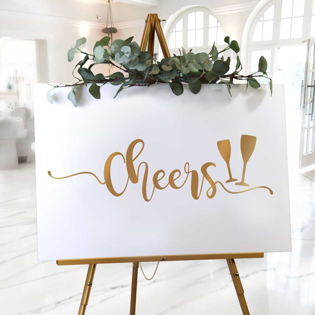 Aufkleber "Cheers" - Louisa