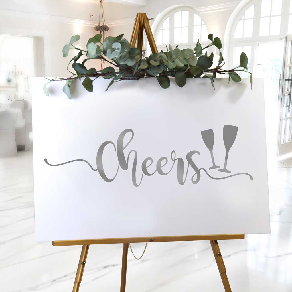 Aufkleber "Cheers" - Louisa