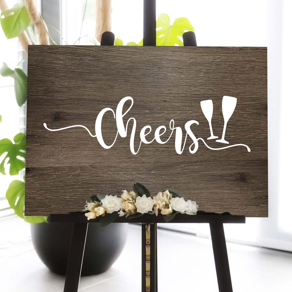 Aufkleber "Cheers" - Louisa
