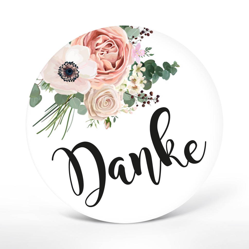 Deko-Sticker "Danke" - Louisa (24 St.)