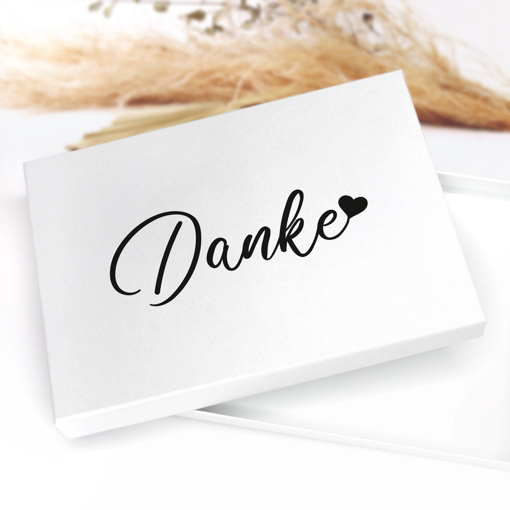 Gift box "Thank you" - white