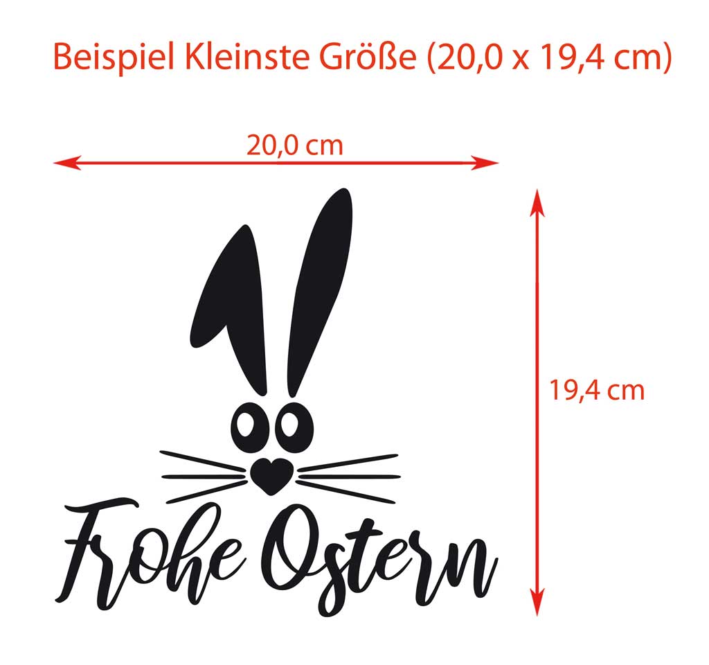 Aufkleber "Frohe Ostern" - Comic