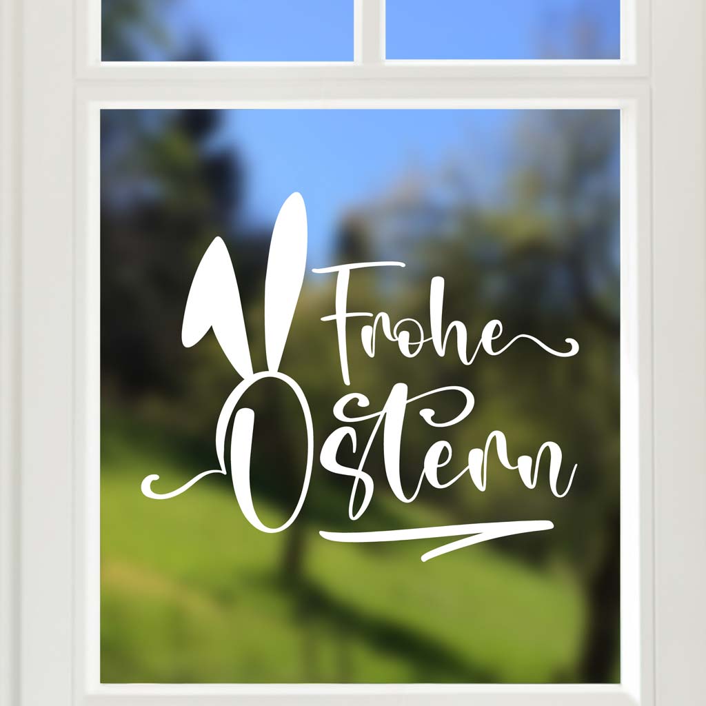 Aufkleber "Frohe Ostern" - Ohren