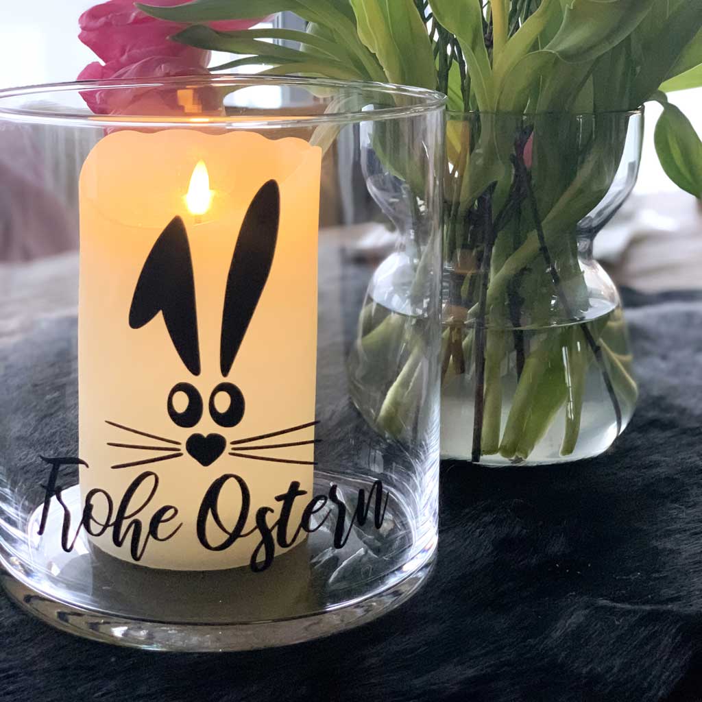 Aufkleber "Frohe Ostern" - Comic
