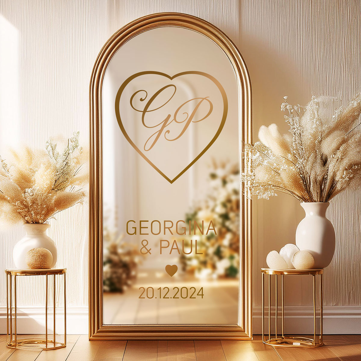 Spiegelaufkleber "Georgina"