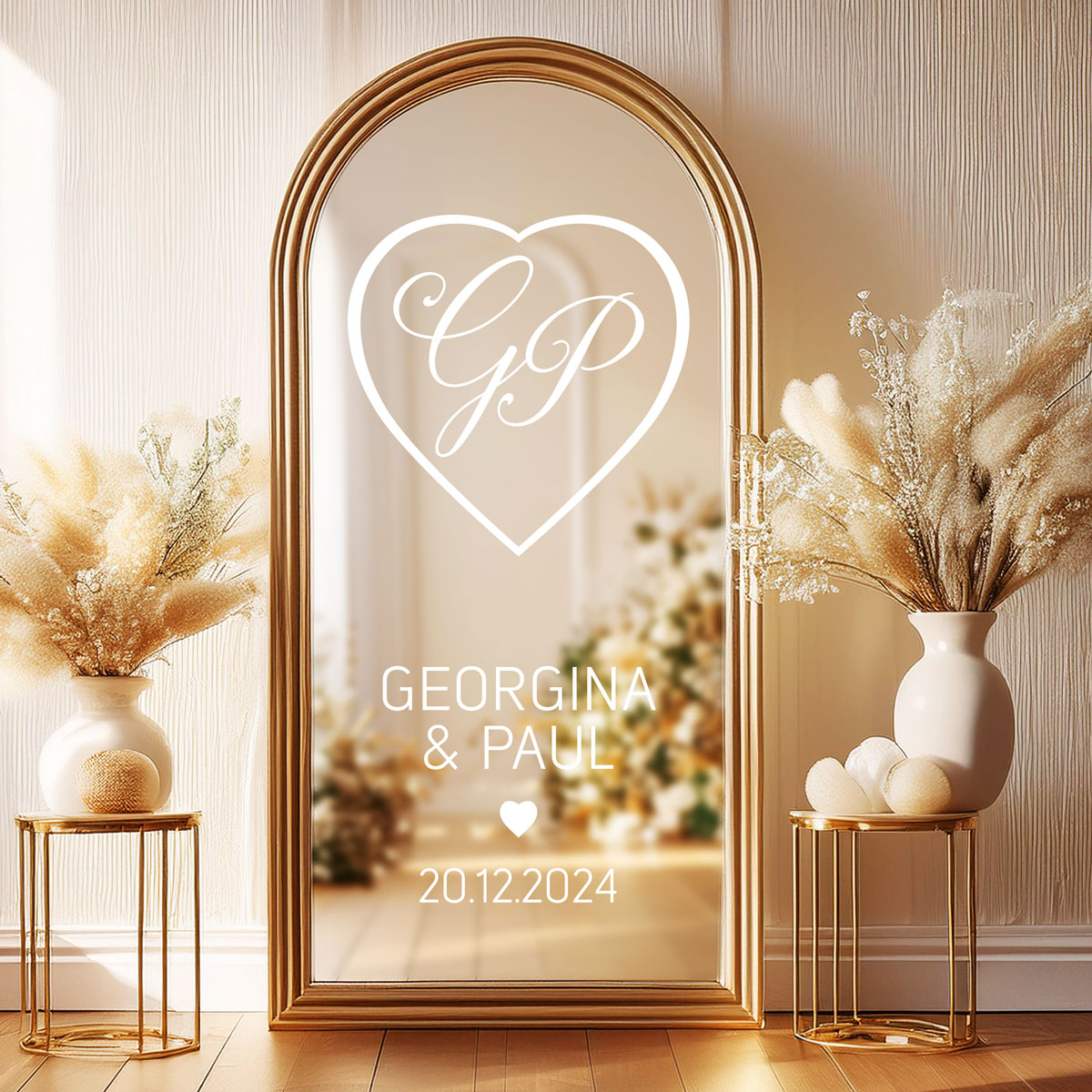 Spiegelaufkleber "Georgina"