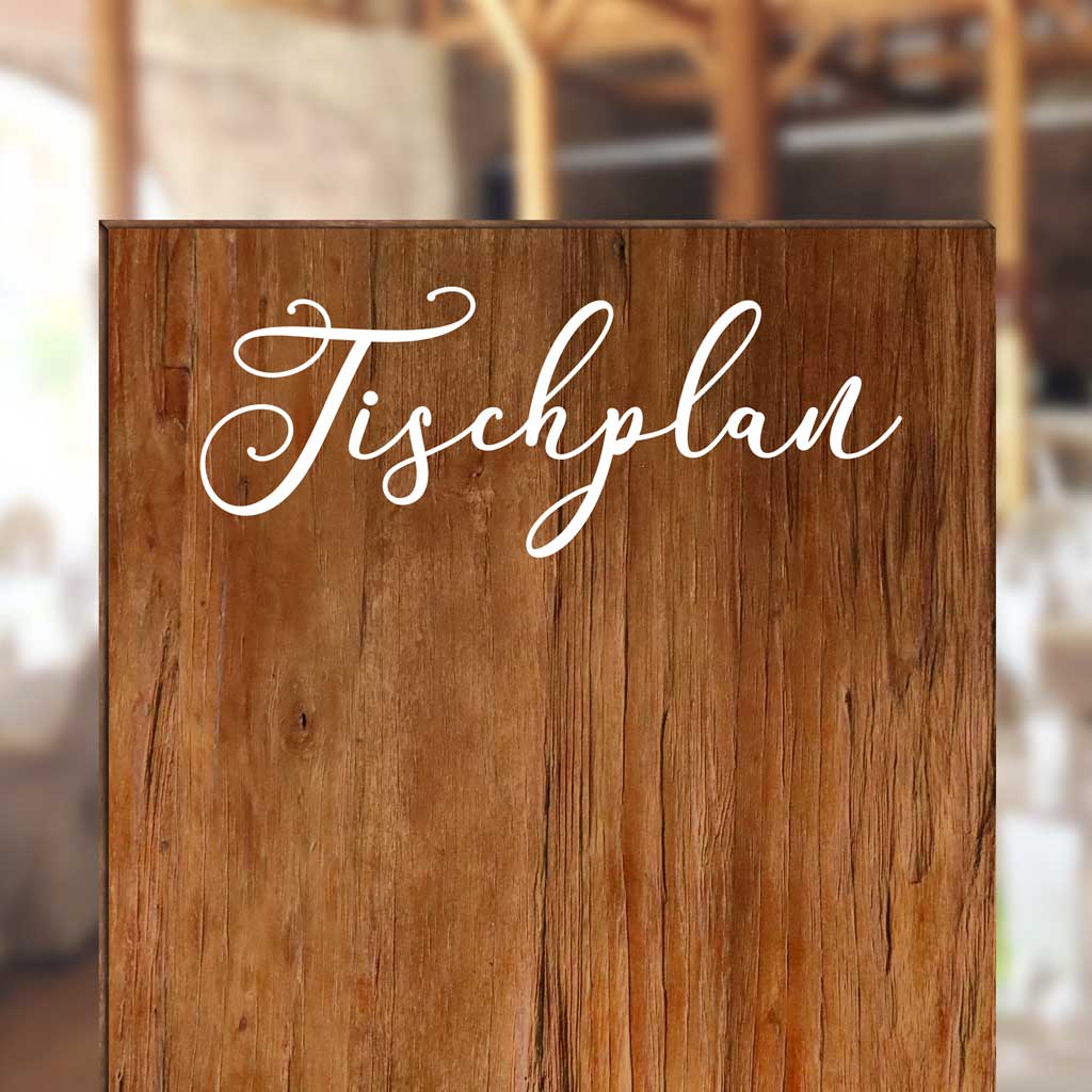 Aufkleber "Tischplan" - Chiara