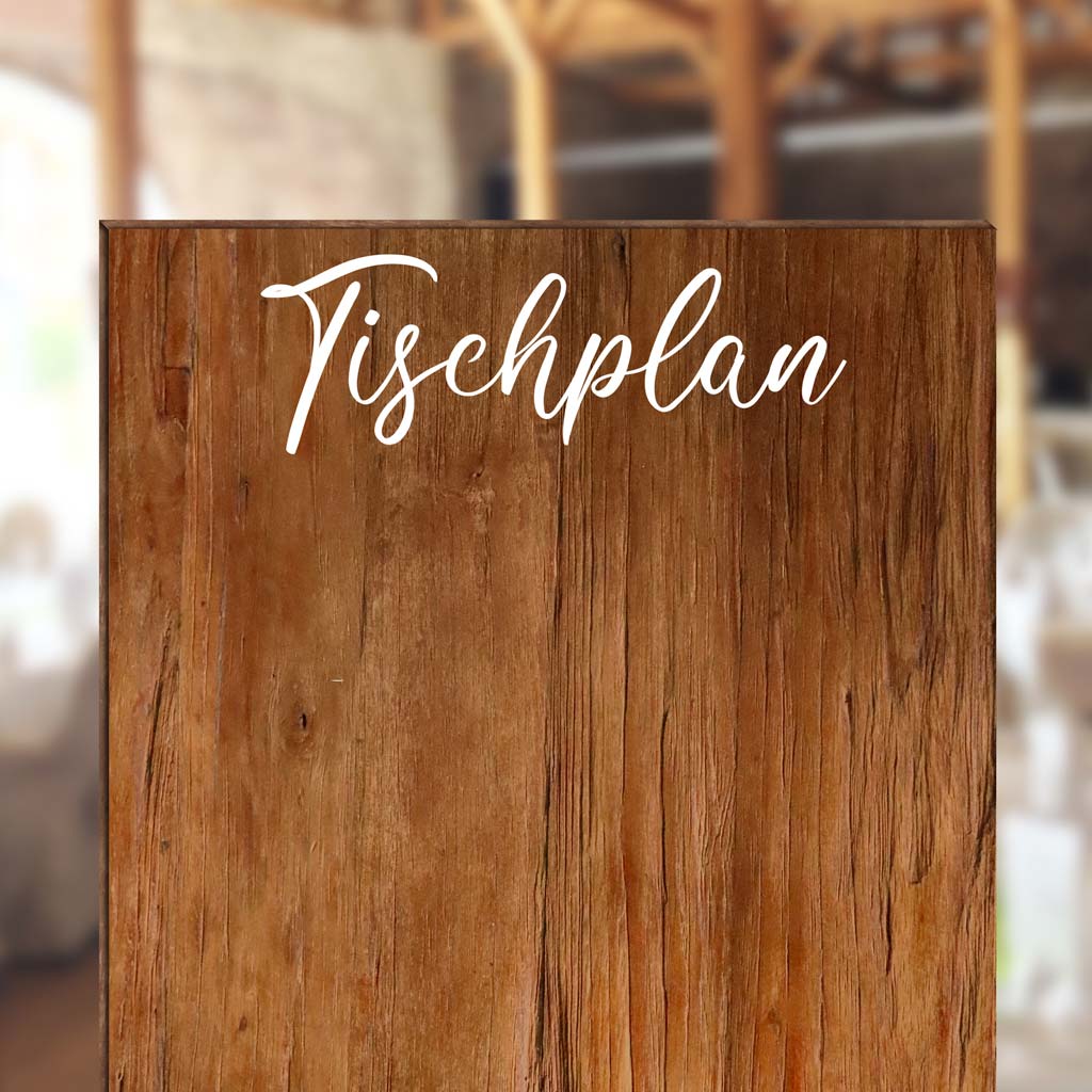 Aufkleber "Tischplan" - Sophia