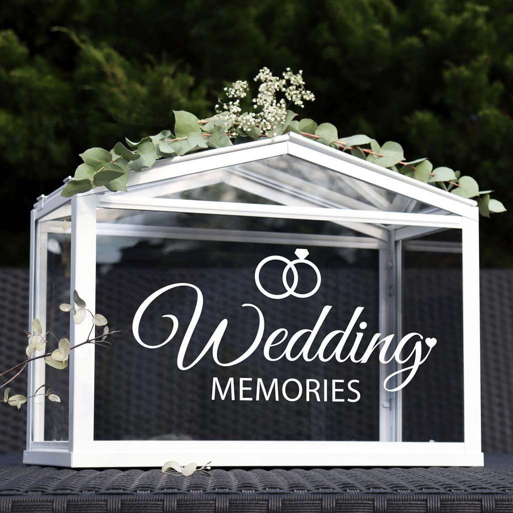 Aufkleber "Wedding Memories"