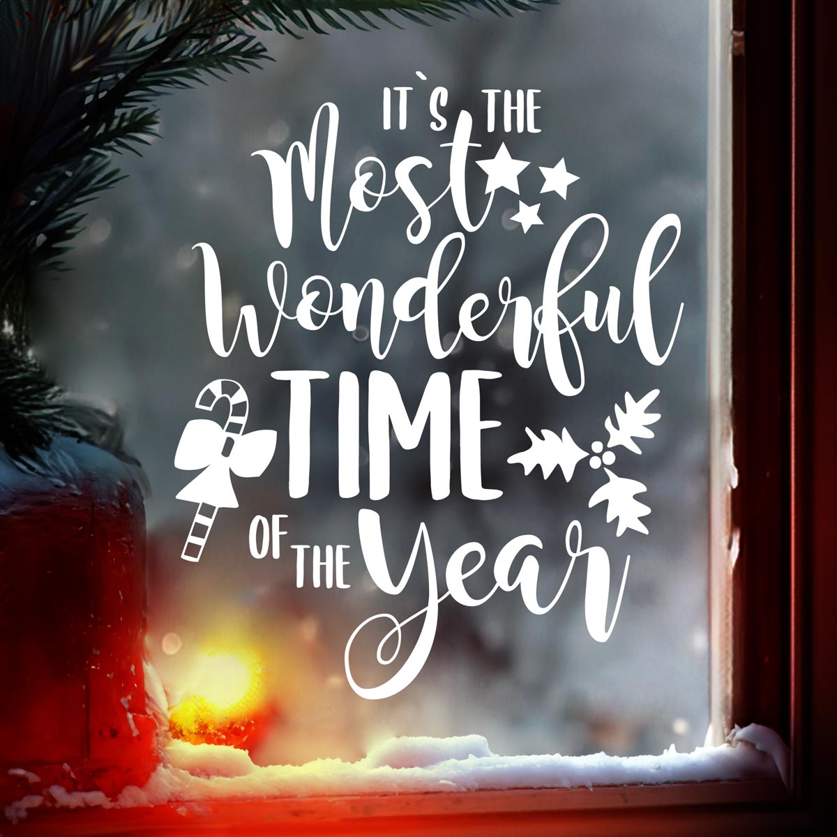 Aufkleber "It´s the most wonderful time..."
