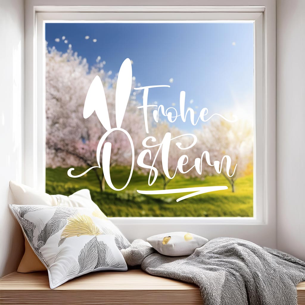 Aufkleber "Frohe Ostern" - Ohren