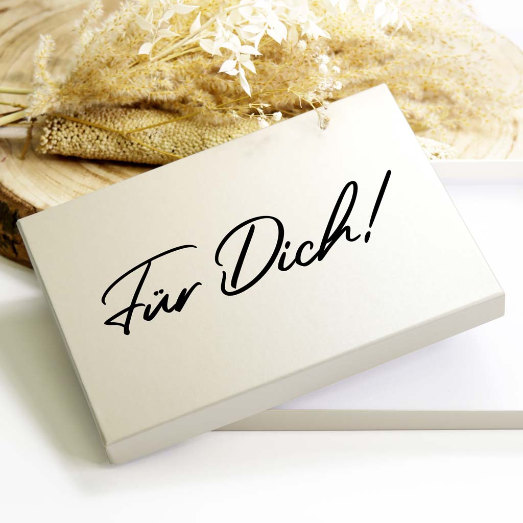 Geschenkbox "Für Dich" - creme