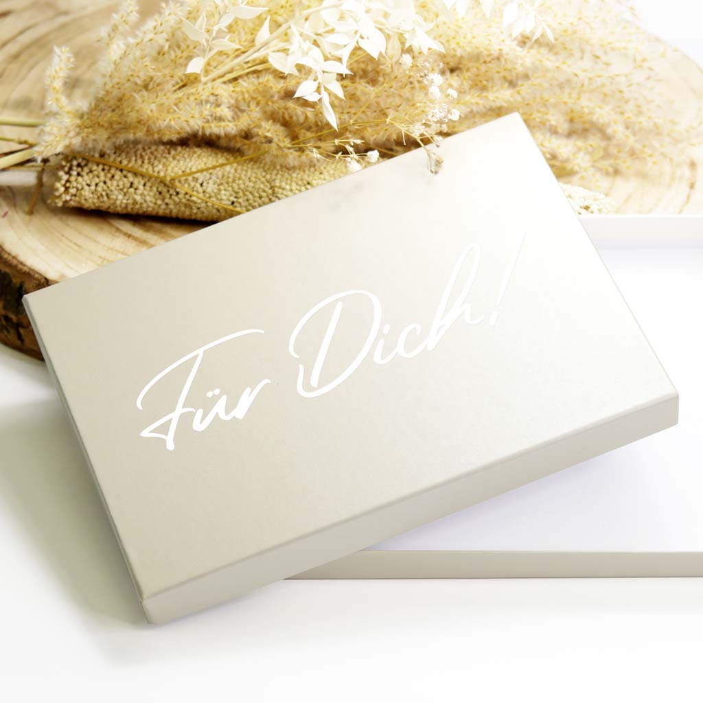 Geschenkbox "Für Dich" - creme