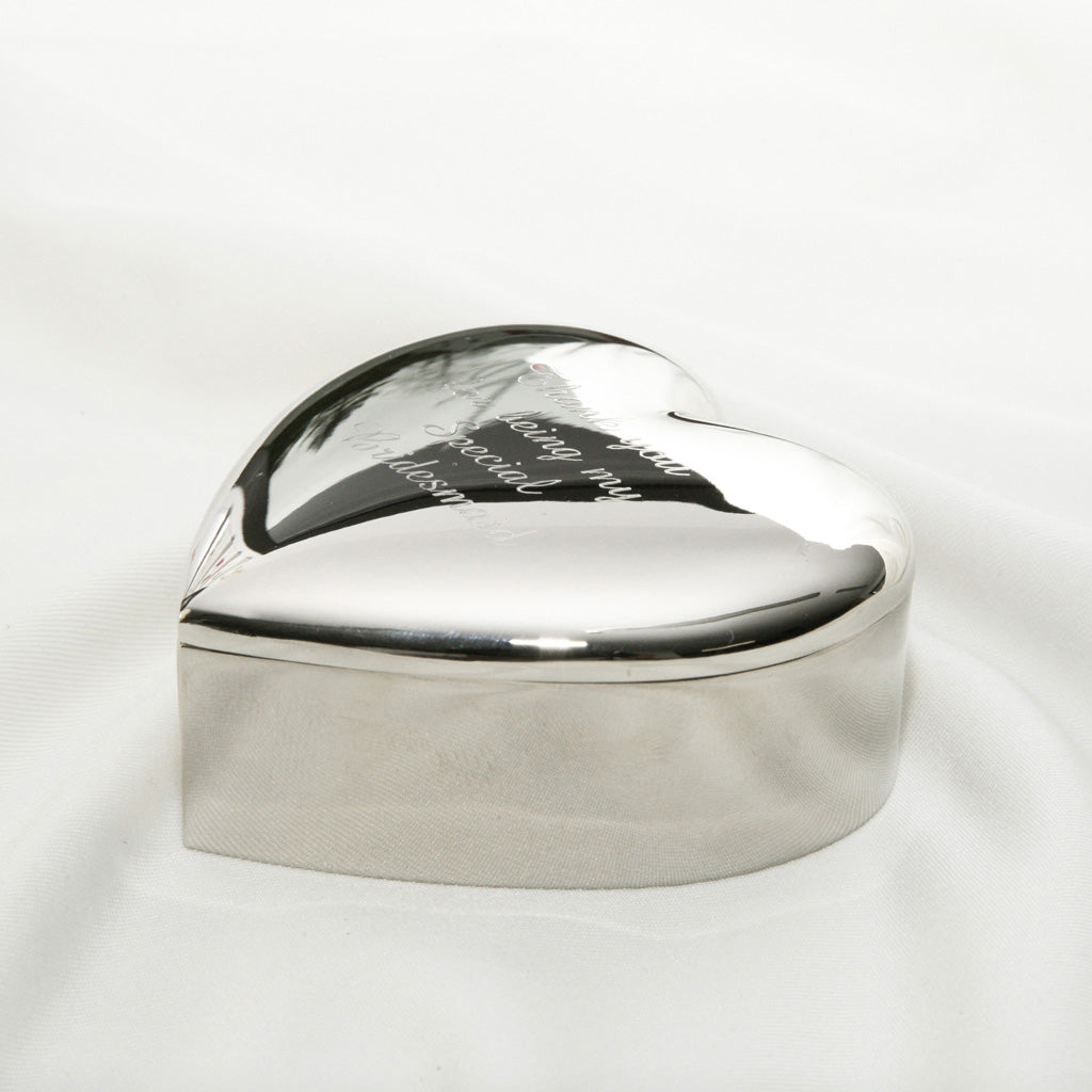 Herzdose Silber