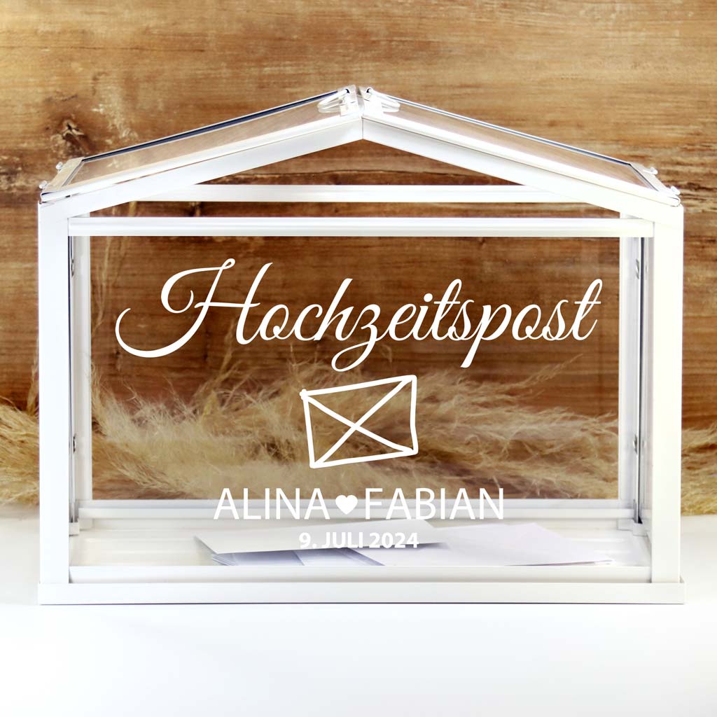 Aufkleber "Hochzeitspost" - Alina