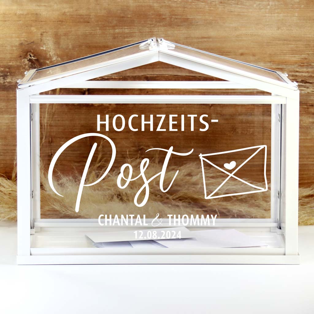 Aufkleber "Hochzeitspost" - Chantal