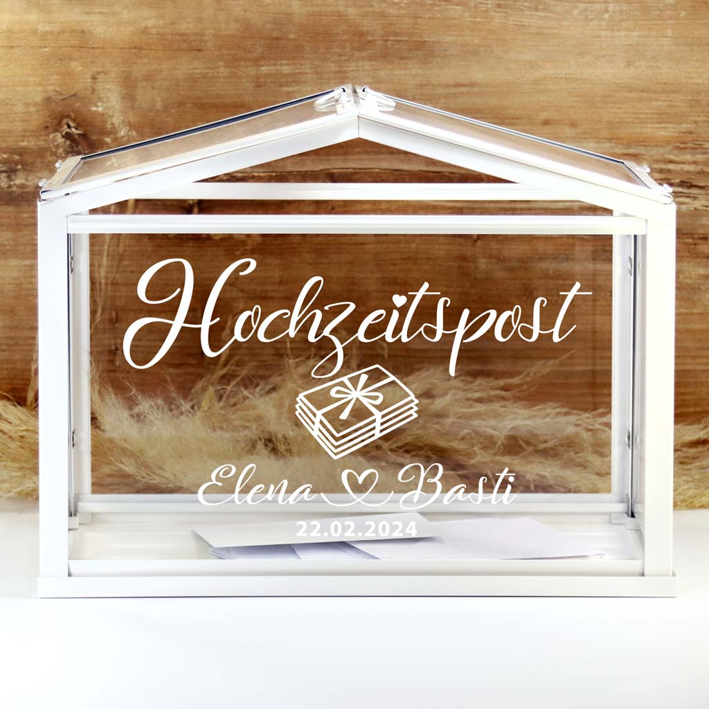 Aufkleber "Hochzeitspost" - Elena