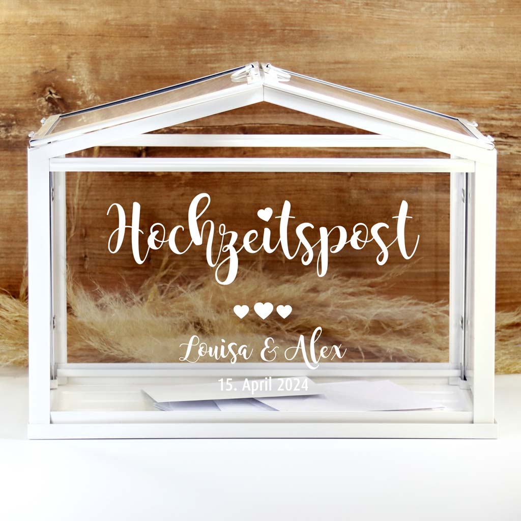 Aufkleber "Hochzeitspost" - Louisa