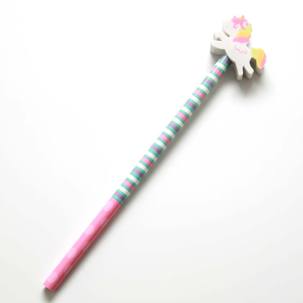 Bleistift mit Einhorn Radiergummi