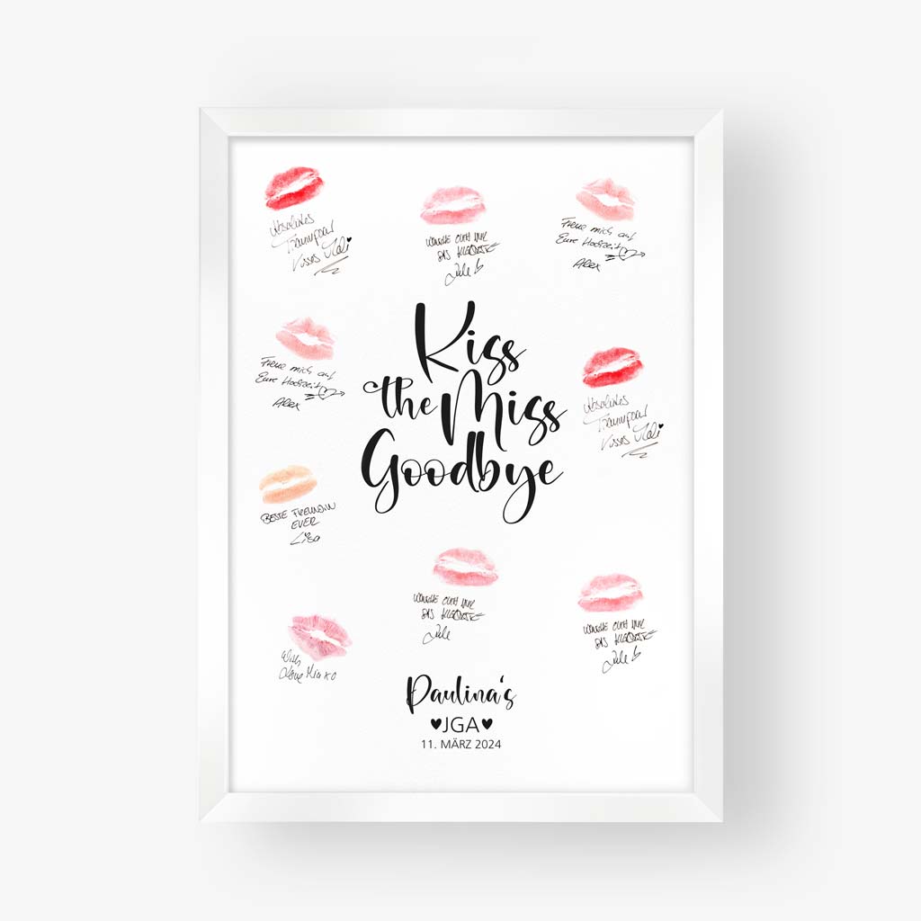 Poster "Kiss the miss Goodbye" - Paulina