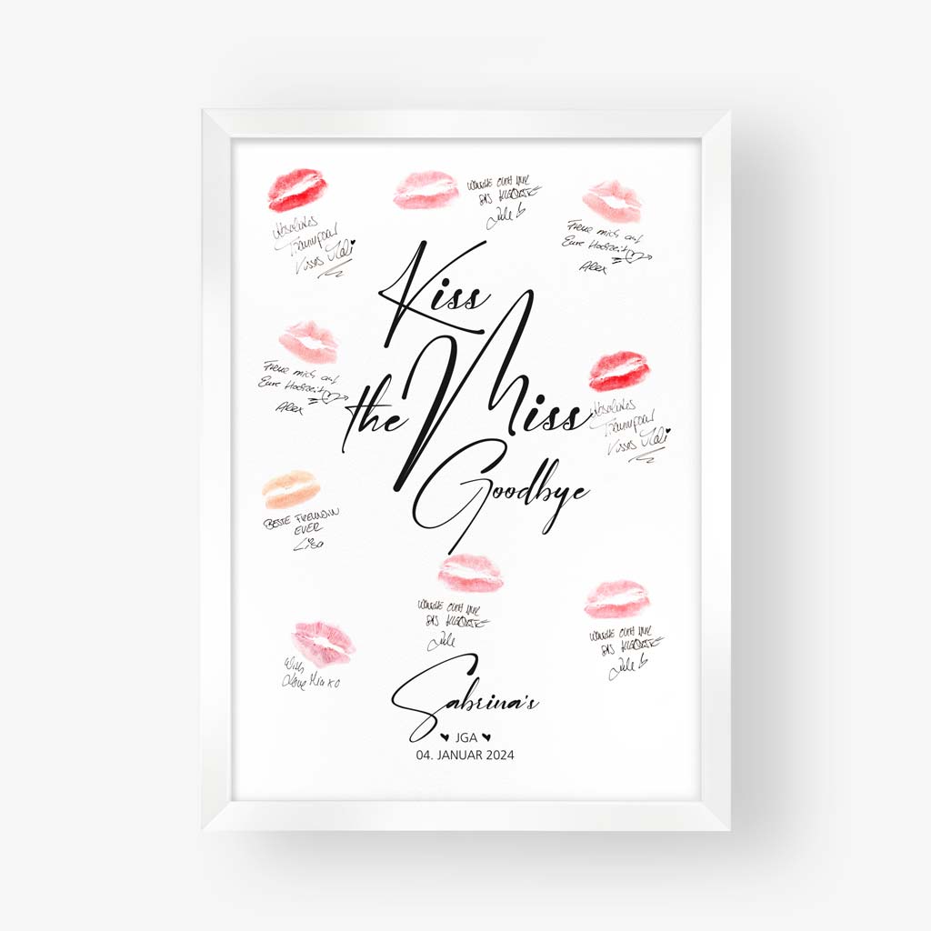 Poster "Kiss the miss Goodbye" - Sabrina