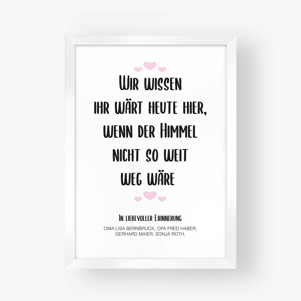 Poster "Wir wissen ..."
