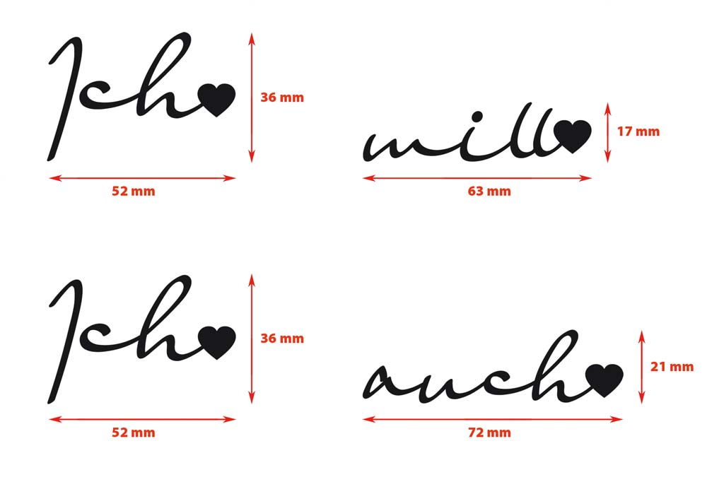 Schuhsticker - Alessia