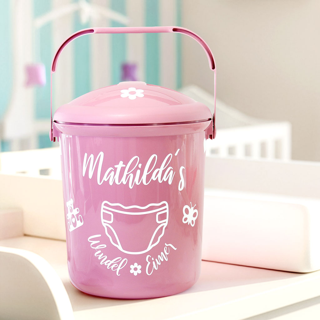 Sticker set "Diaper pail"