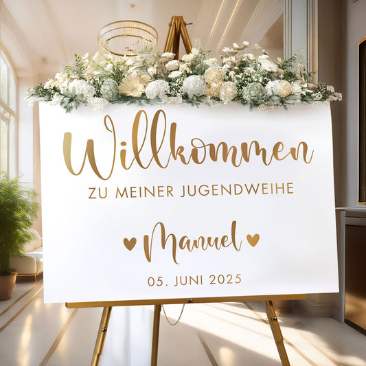 Aufkleber "Jugendweihe" - Manuel
