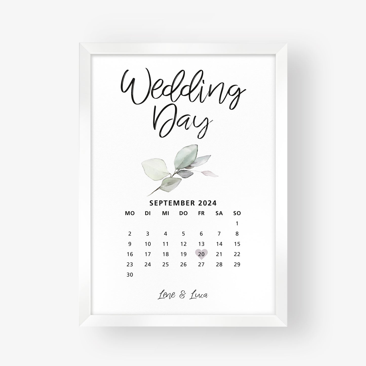 Poster "Wedding Day" - Svenja