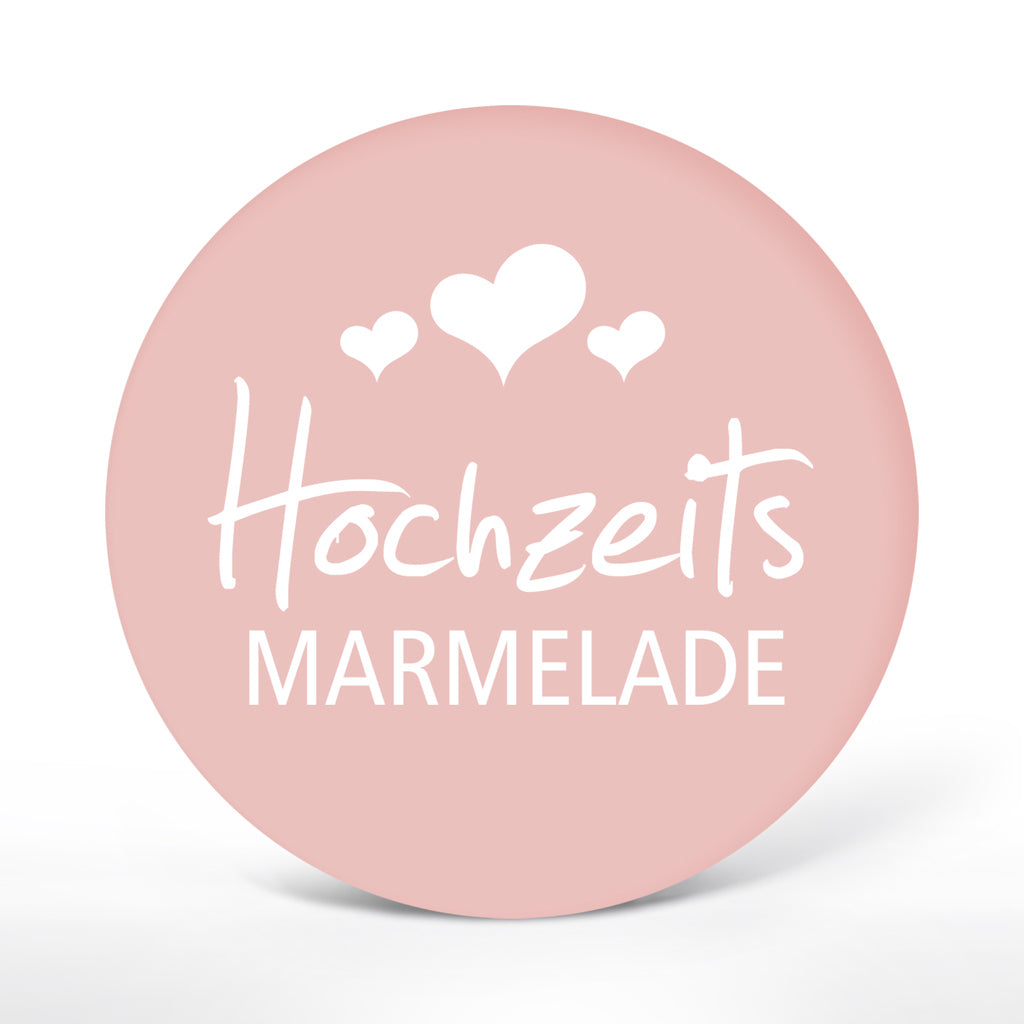 Deko-Sticker "Hochzeitsmarmelade" (24 St.)