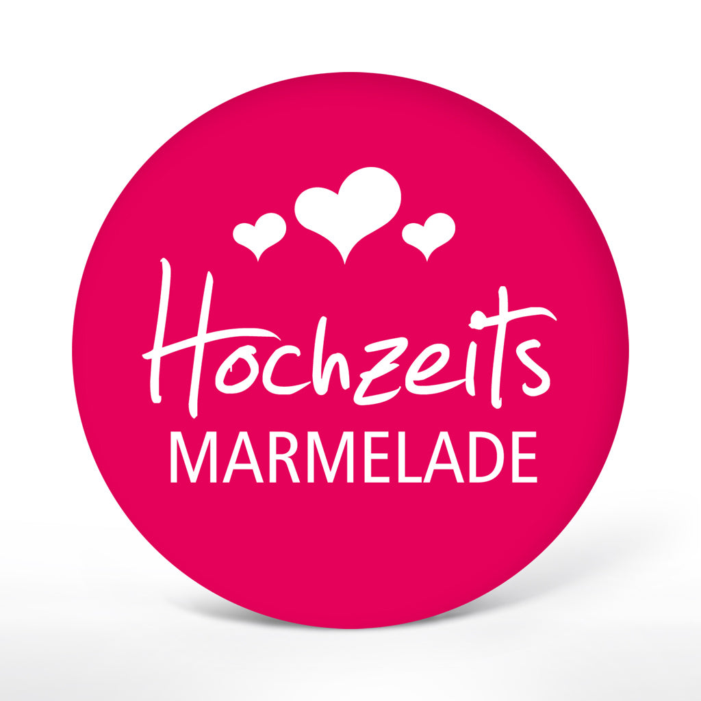 Deko-Sticker "Hochzeitsmarmelade" (24 St.)