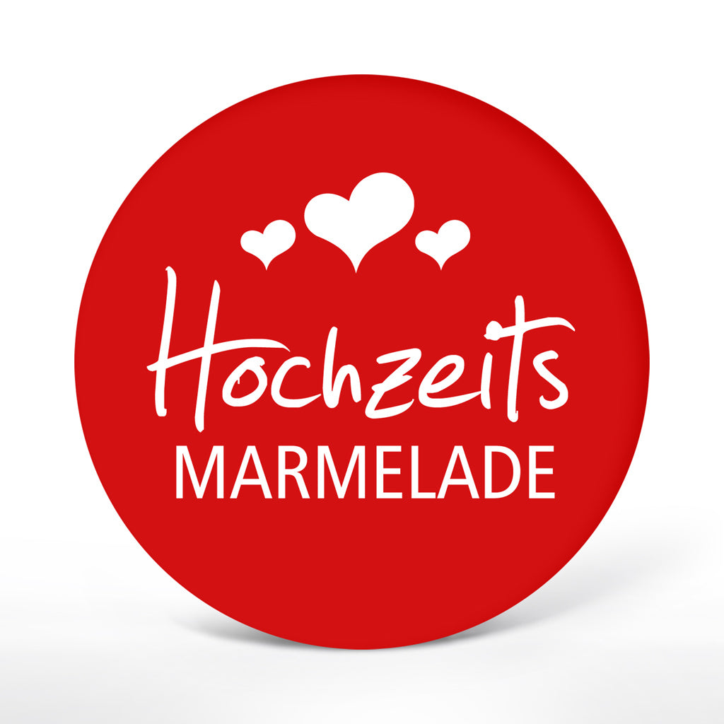 Deko-Sticker "Hochzeitsmarmelade" (24 St.)