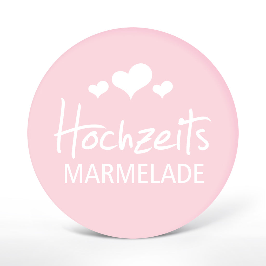 Deko-Sticker "Hochzeitsmarmelade" (24 St.)